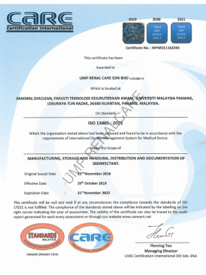 ISO Certificate